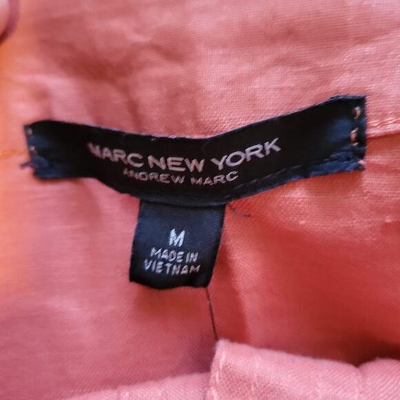 NWT Women's Marc New York 100% Linen Long Skirt in Bruschetta Medium - Picture 3 of 7